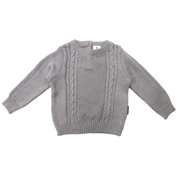 Cable Knit Sweater Moon Mist