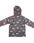 Trucks Polar Fleece Lined Raincoat Charcoal