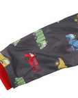 Trucks Polar Fleece Lined Raincoat Charcoal