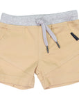 Stretch Twill Short with Drawstring Sheepskin