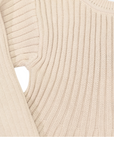 Swing Knit Dress Beige