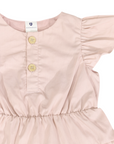 Tiered Cotton Lawn Dress Dusty Pink
