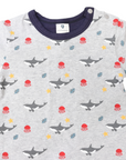 Under the Sea Bodysuit Grey