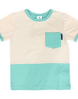 Colour Block Tee Green