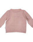 Detailed Knit Cardigan Pink