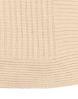 Beige Knit Blanket