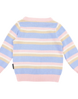 Stripe Knit Sweater Blue