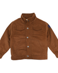 Sherpa Lined Cord Jacket Chestnut