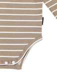 Striped Bodysuit Chestnut