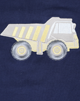Truck Applique Tee Navy