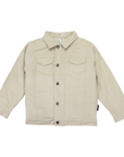Sherpa Lined Cord Jacket Beige
