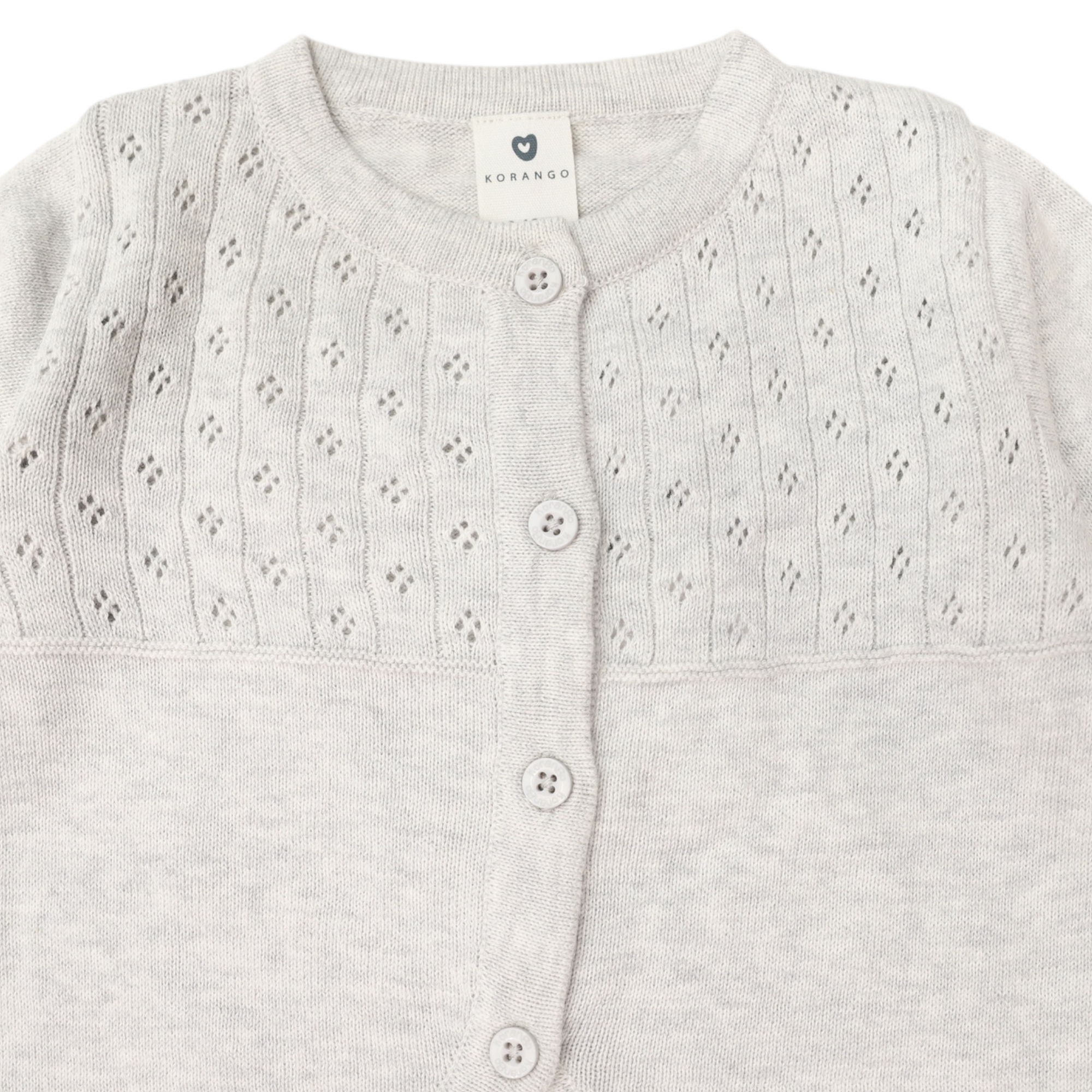 Organic Cardigan Grey