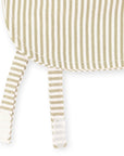 Cotton Legionnaires Sun Hat Olive Stripe