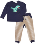 T-Rex Pyjamas Chestnut