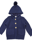 Knit Jacket Navy
