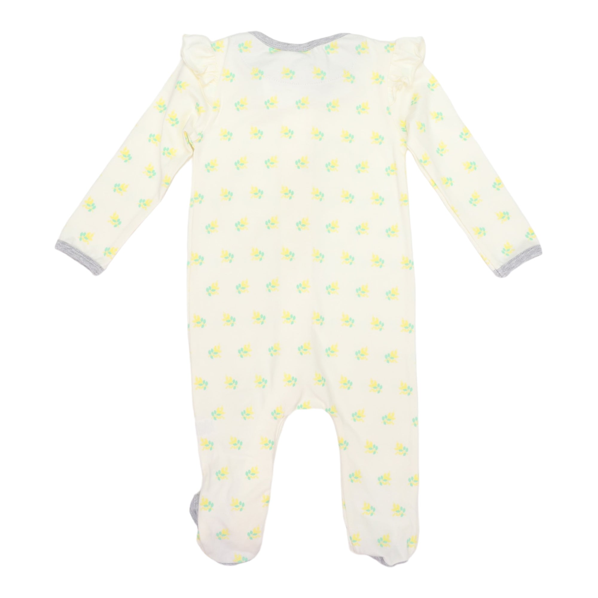 Wattle Double Zip Romper Cream