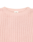 Textured Knit Sweater Pink