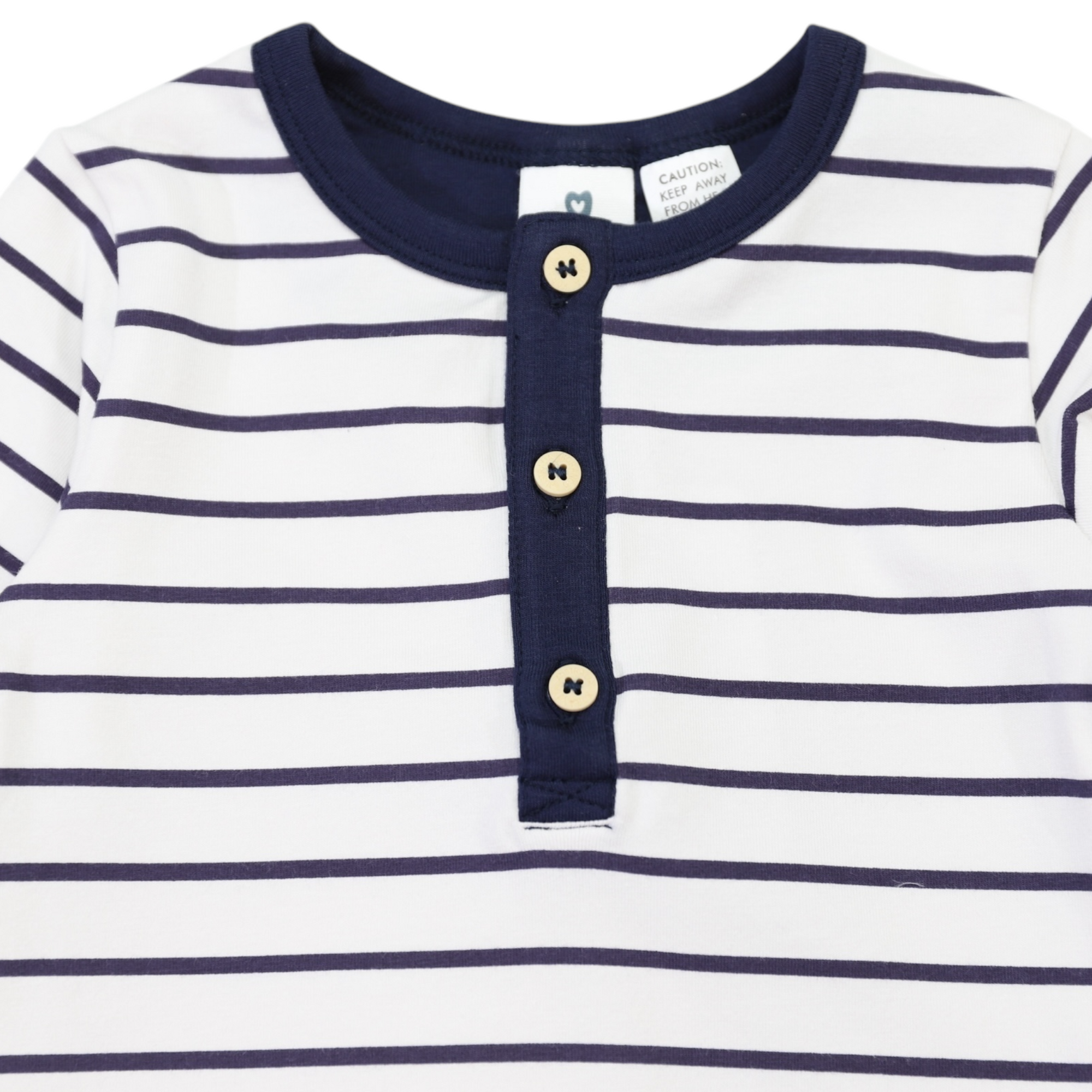 Striped Bodysuit Navy