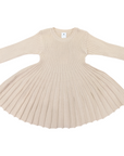 Swing Knit Dress Beige