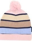 Striped Beanie Blue