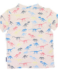Dinosaur Fossil Henley Tee Tapioca