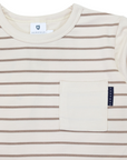 Pocket Tee Chestnut Stripe