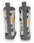 Australian Animal Printed Gumboot Grey