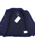 Sherpa Lined Cord Jacket Navy