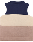 Padded Knit Vest Chestnut