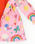 Spring Rainbow Raincoat Pink