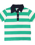Striped Polo Green Stripe