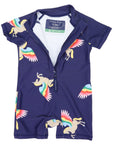 Unicorn Swimsuit Navy