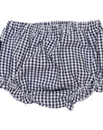 Seersucker Frill Pant Navy