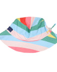 Swim Sun Hat Rainbow Stripe
