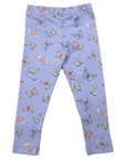 Butterfly Print Legging Blue Herron