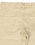 Stretch Twill Chino with Elastic Waist Sand
