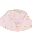 Unicorn Cotton Sun Hat Light Pink