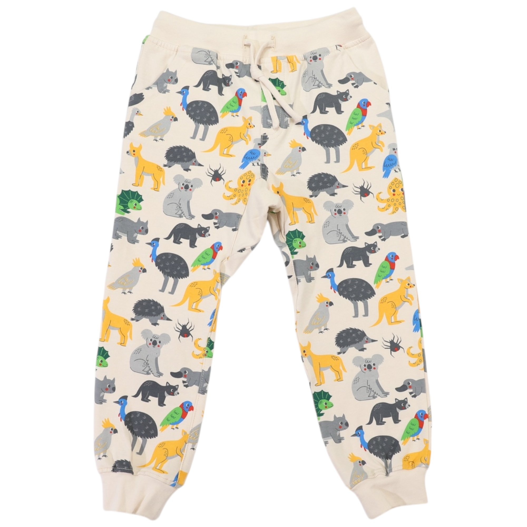 Australian Animals Pyjamas Beige