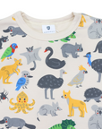 Australian Animal Tee Beige