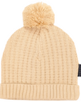 Beige Knit Beanie