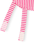 Cotton Legionnaires Sun Hat Hot Pink Stripe