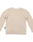 Textured Knit Sweater Beige