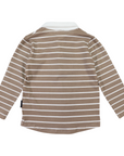 Striped Rugby Top Chestnut