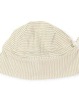Cotton Legionnaires Sun Hat Olive Stripe