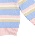 Stripe Knit Sweater Blue