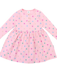 Polkadot Cotton Dress Pink