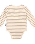 Striped Bodysuit Beige