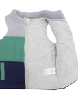 Padded Knit Vest Green