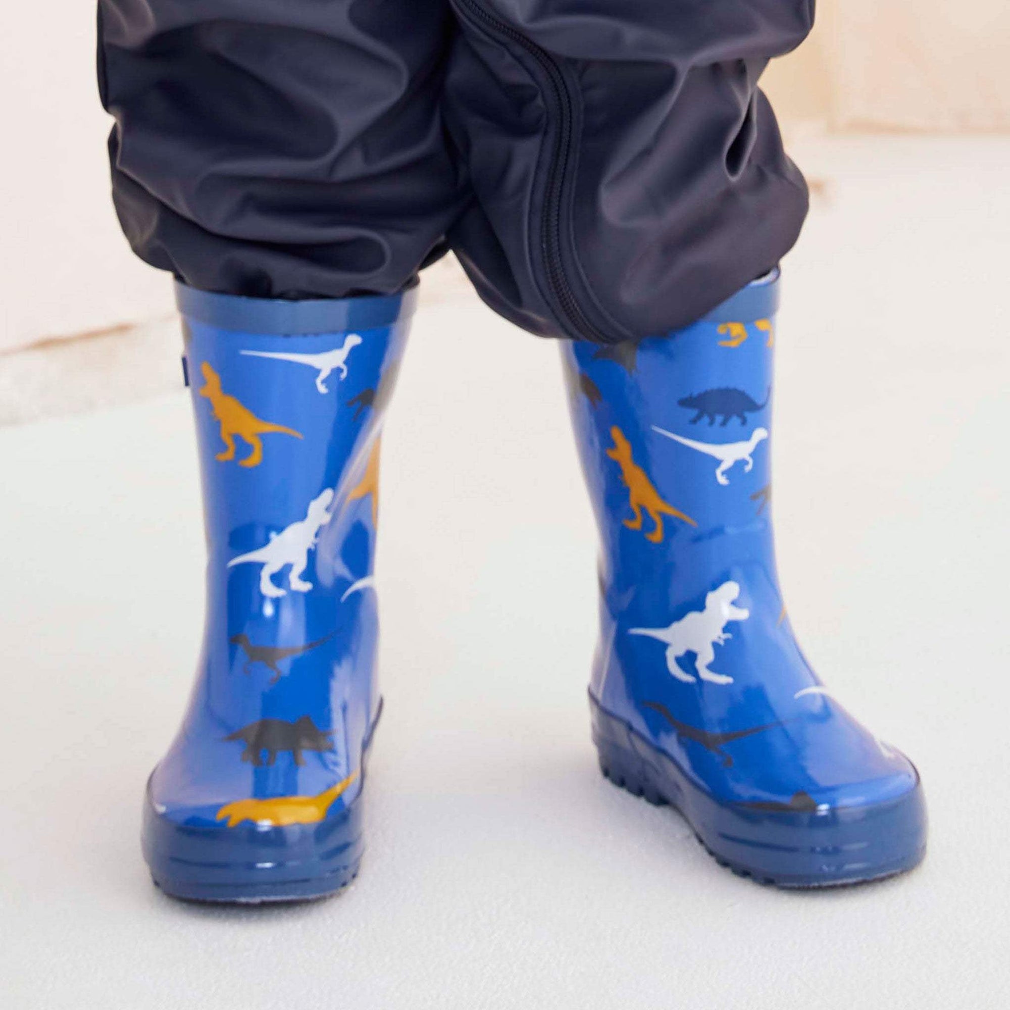 Dinosaur Gumboot Blue