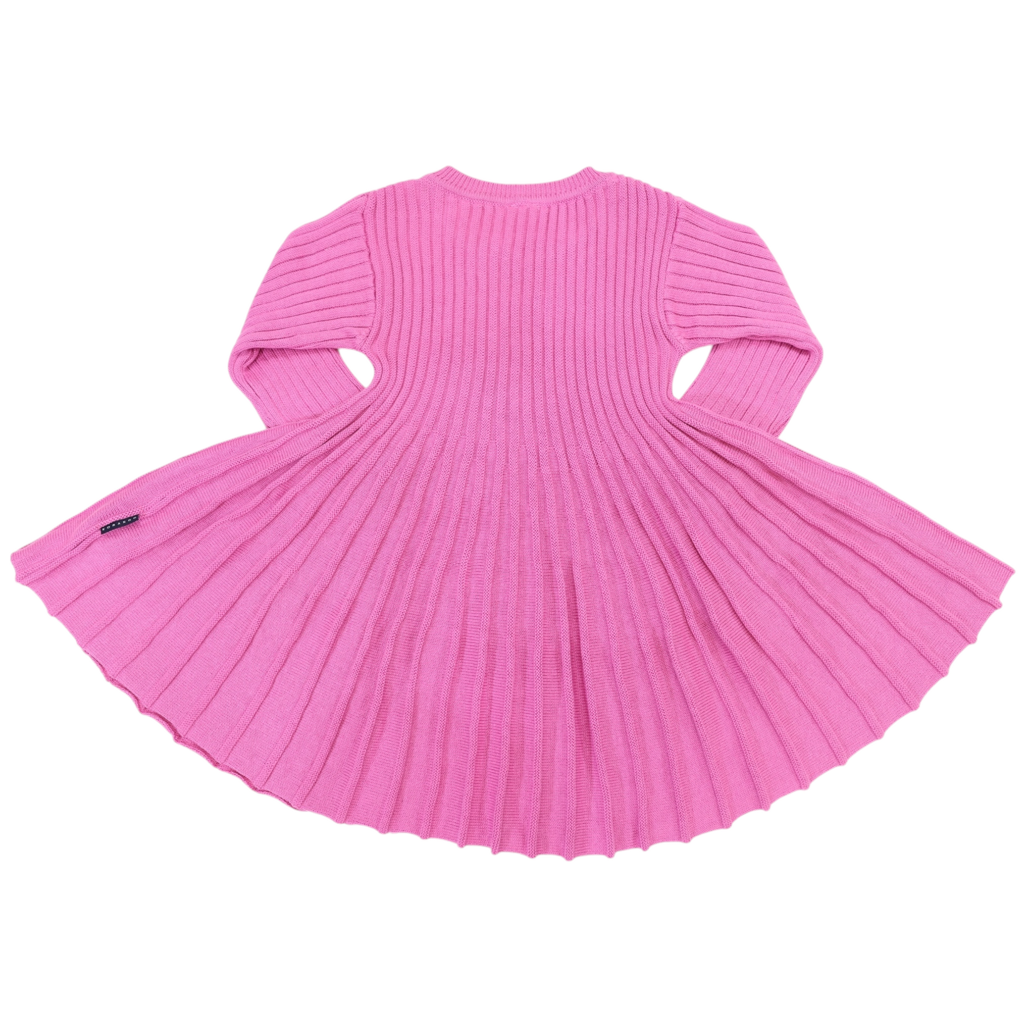 Swing Knit Dress Hot Pink